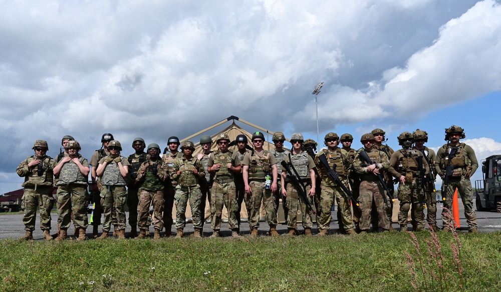 Airmen participate in Agile Flag 23-1 at the forward operating site