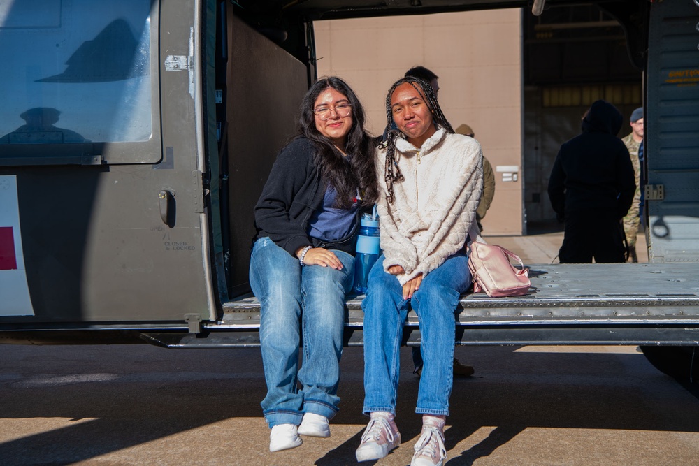 Students and community leaders attend 137th SOW’s student flight fest