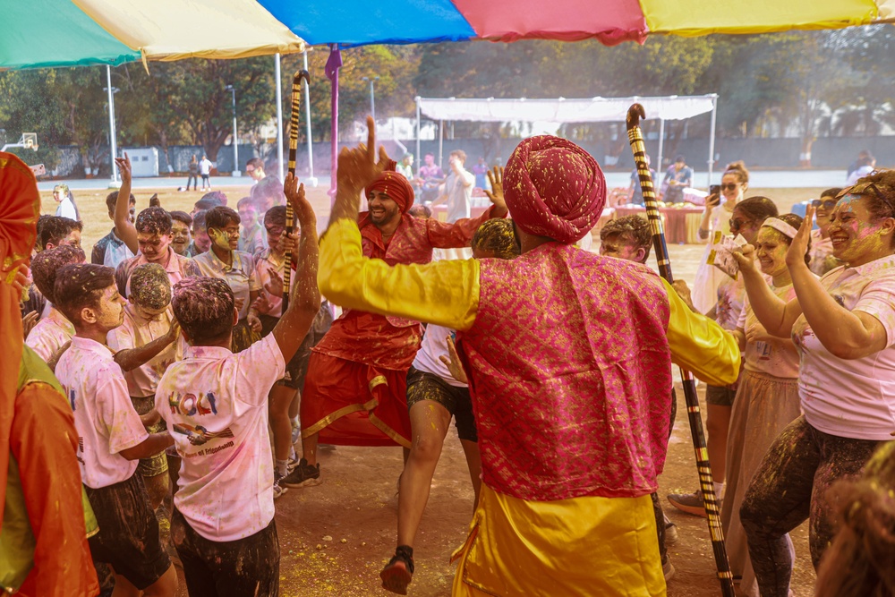Marines, Sailors Celebrate Holi at Tiger TRIUMPH 24