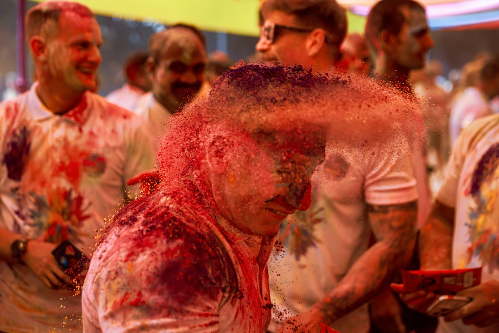 Marines, Sailors Celebrate Holi at Tiger TRIUMPH 24