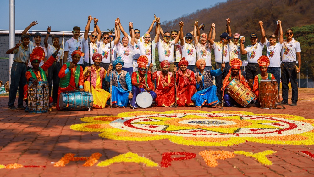 Marines, Sailors Celebrate Holi at Tiger TRIUMPH 24
