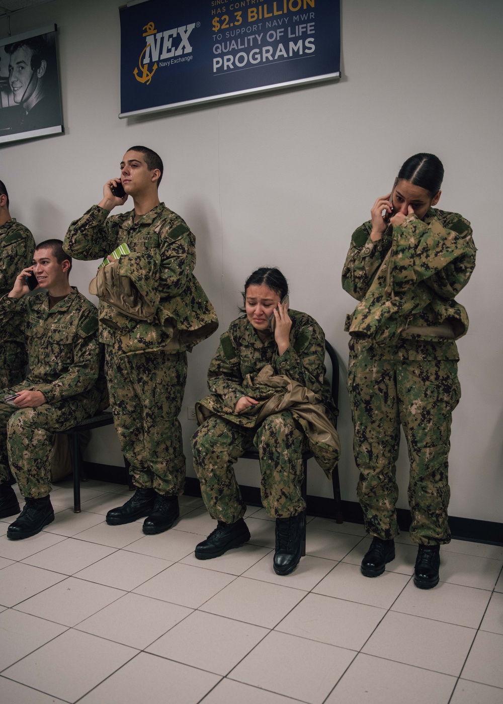 Recruits Call Home At Recruit Training Command