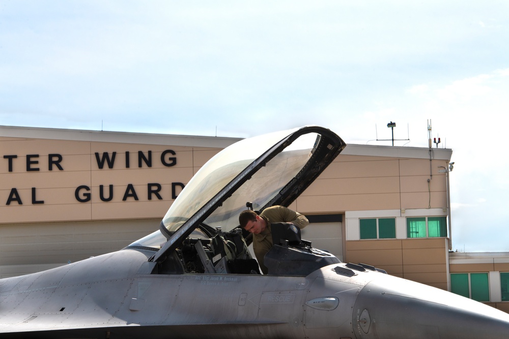 180FW Conducts Daily Training