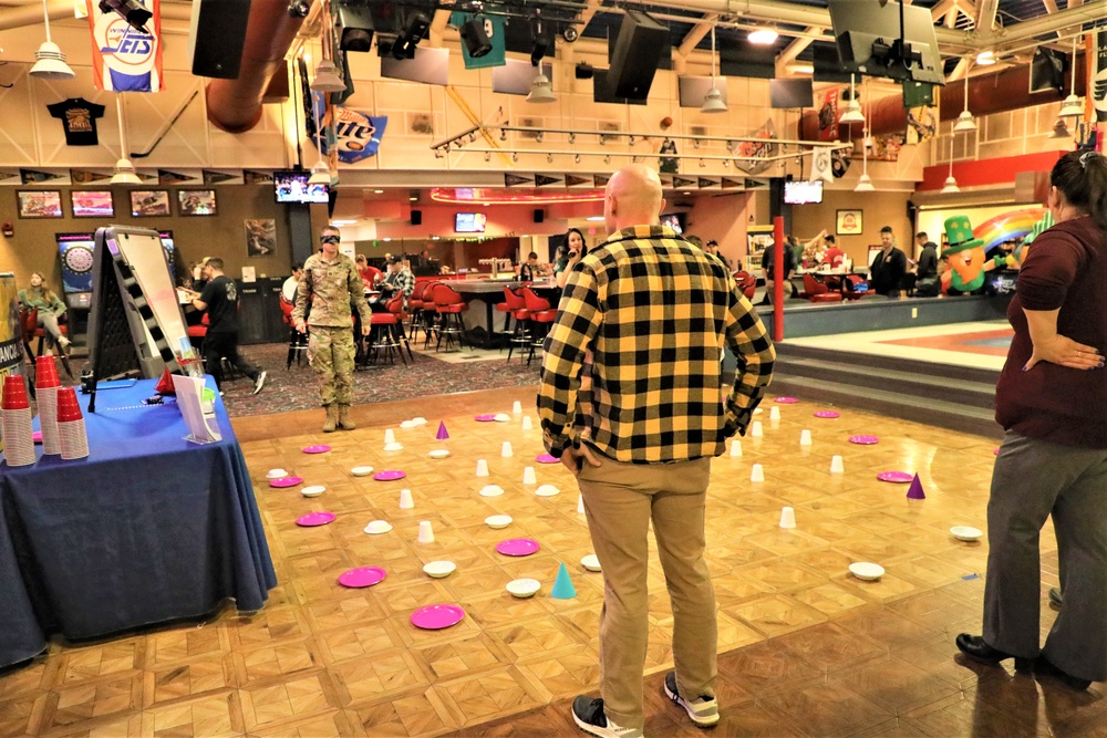 Fort McCoy's February 2024 Triad Nights event at McCoy's Community Center