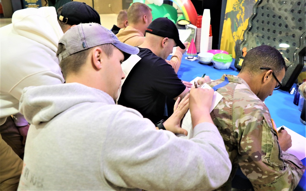 Fort McCoy's February 2024 Triad Nights event at McCoy's Community Center