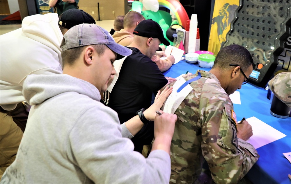 Fort McCoy's February 2024 Triad Nights event at McCoy's Community Center