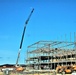 March 2024 barracks construction operations at Fort McCoy