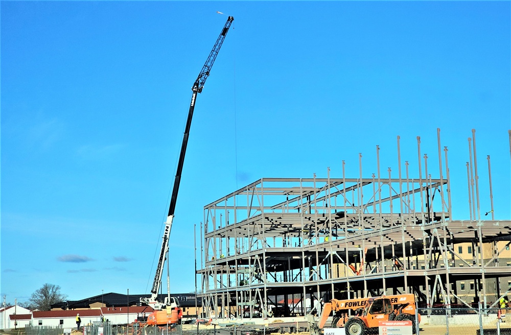 March 2024 barracks construction operations at Fort McCoy