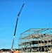 March 2024 barracks construction operations at Fort McCoy