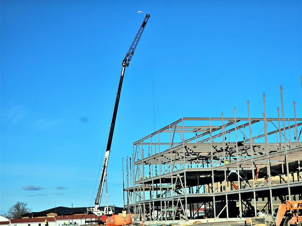 March 2024 barracks construction operations at Fort McCoy