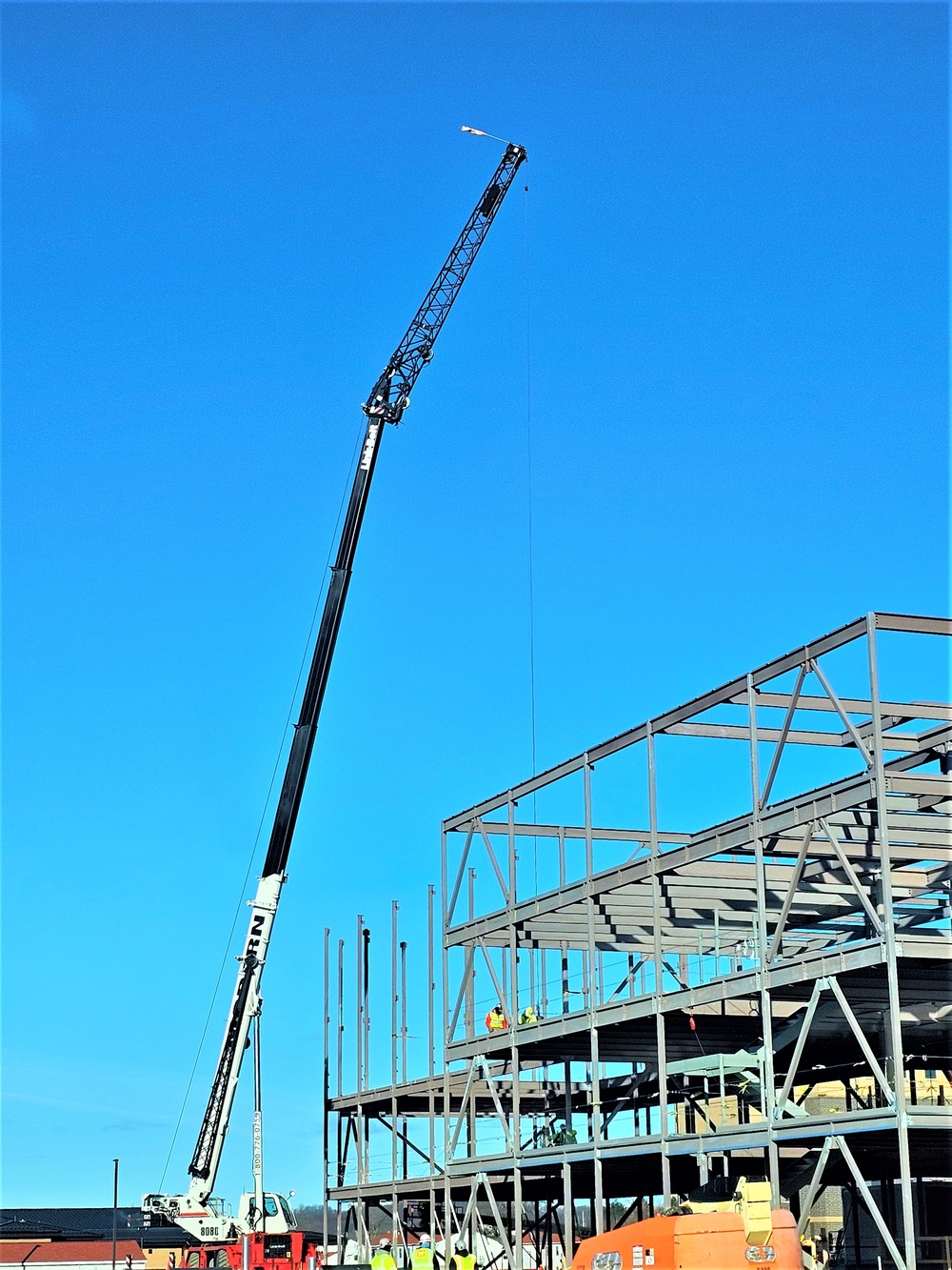 March 2024 barracks construction operations at Fort McCoy