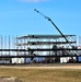 March 2024 barracks construction operations at Fort McCoy