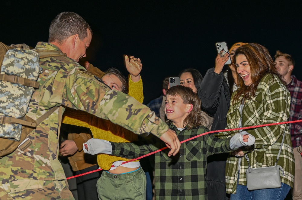 The 92nd Air Refueling Wing welcomes back deployed Airmen