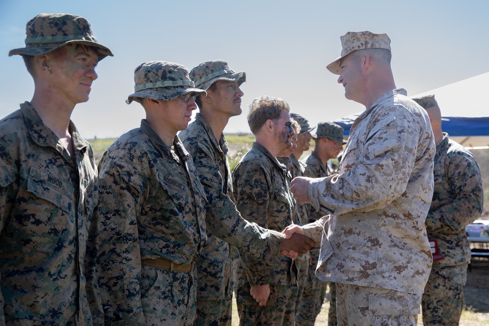 Marines with 1st MARDIV compete in squad competition