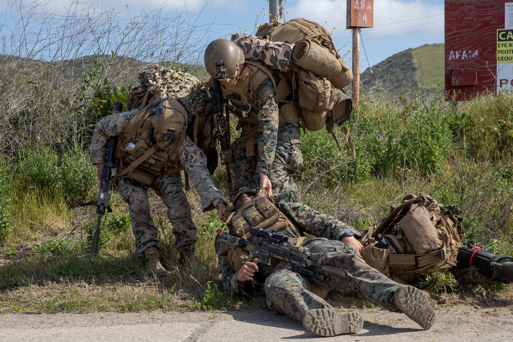 Marines with 1st MARDIV compete in squad competition