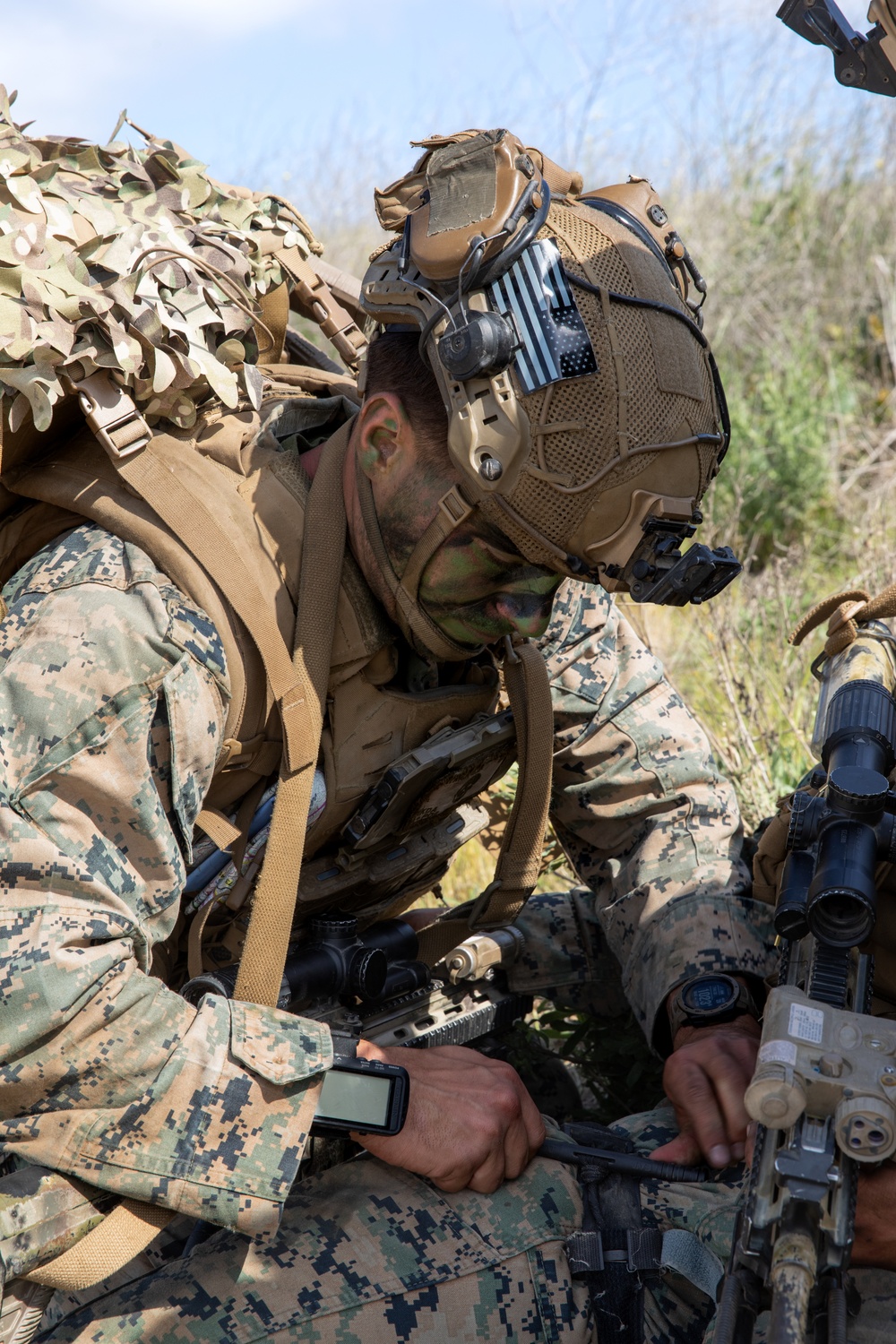 Marines with 1st MARDIV compete in squad competition