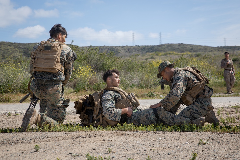 Marines with 1st MARDIV compete in squad competition