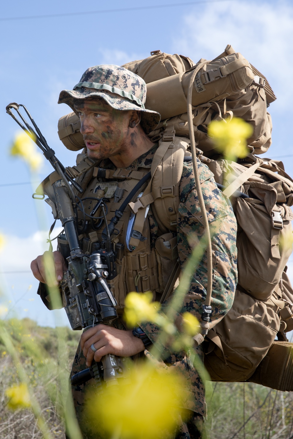 Marines with 1st MARDIV compete in squad competition