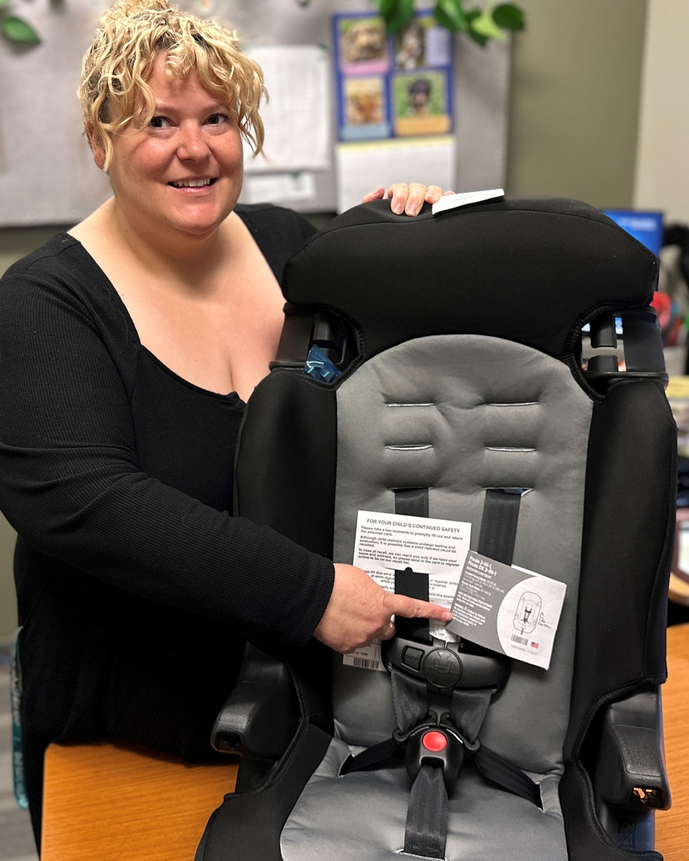 Munson Army Health Center conducts car seat safety inspections