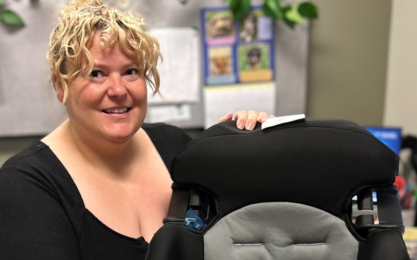 Munson Army Health Center conducts car seat safety inspections