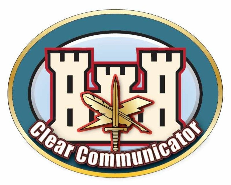 USACE Buffalo District Clear Communicator Badge recognizes positive mission impacts