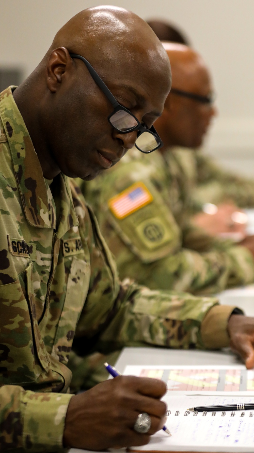 Reserve Soldiers Compete in a Board for 2024 Best Warrior Competition