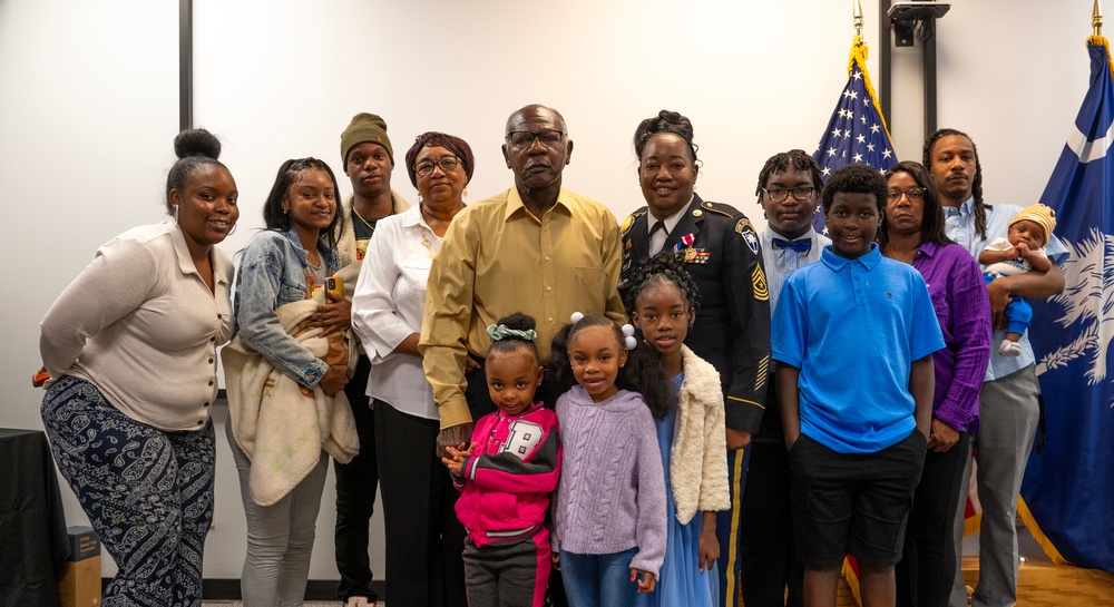 Sgt. Maj. Carchemish Kelly retirement ceremony