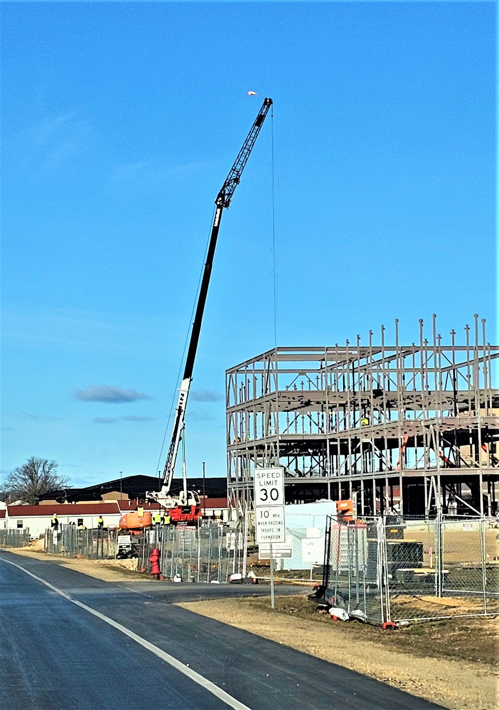 Contractors continue making progress on newest barracks construction project at Fort McCoy