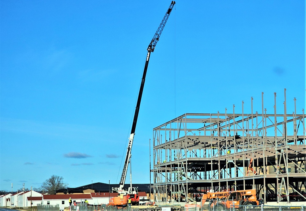 Contractors continue making progress on newest barracks construction project at Fort McCoy