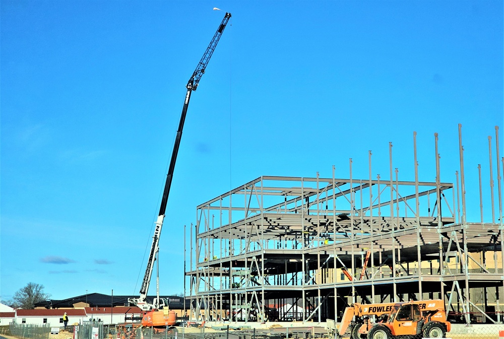 Contractors continue making progress on newest barracks construction project at Fort McCoy