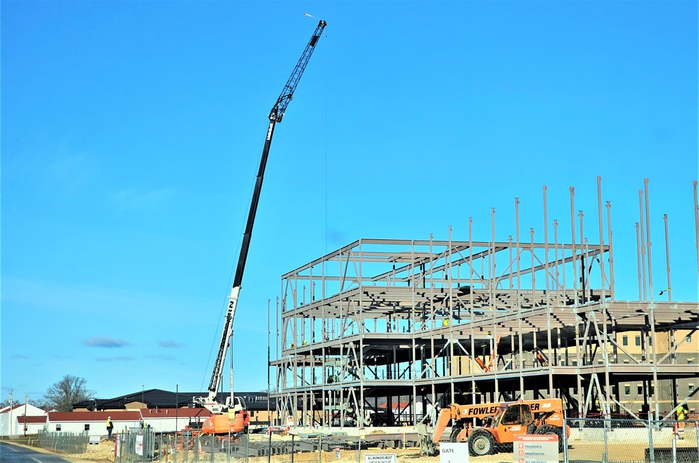 Contractors continue making progress on newest barracks construction project at Fort McCoy