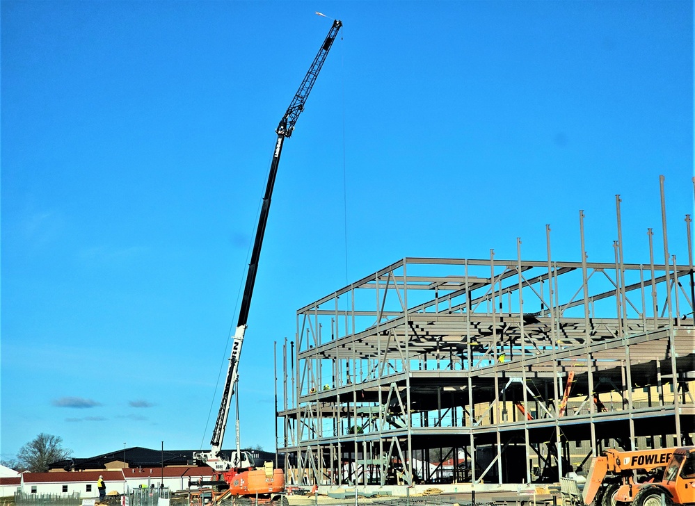 Contractors continue making progress on newest barracks construction project at Fort McCoy