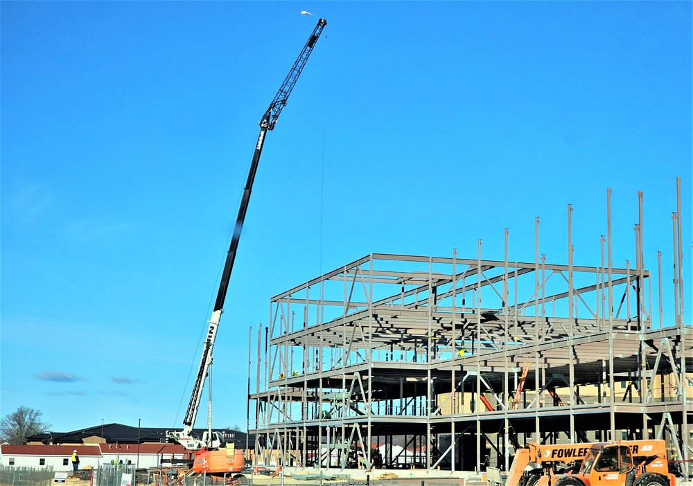 Contractors continue making progress on newest barracks construction project at Fort McCoy