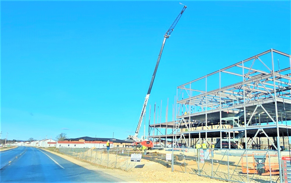 Contractors continue making progress on newest barracks construction project at Fort McCoy