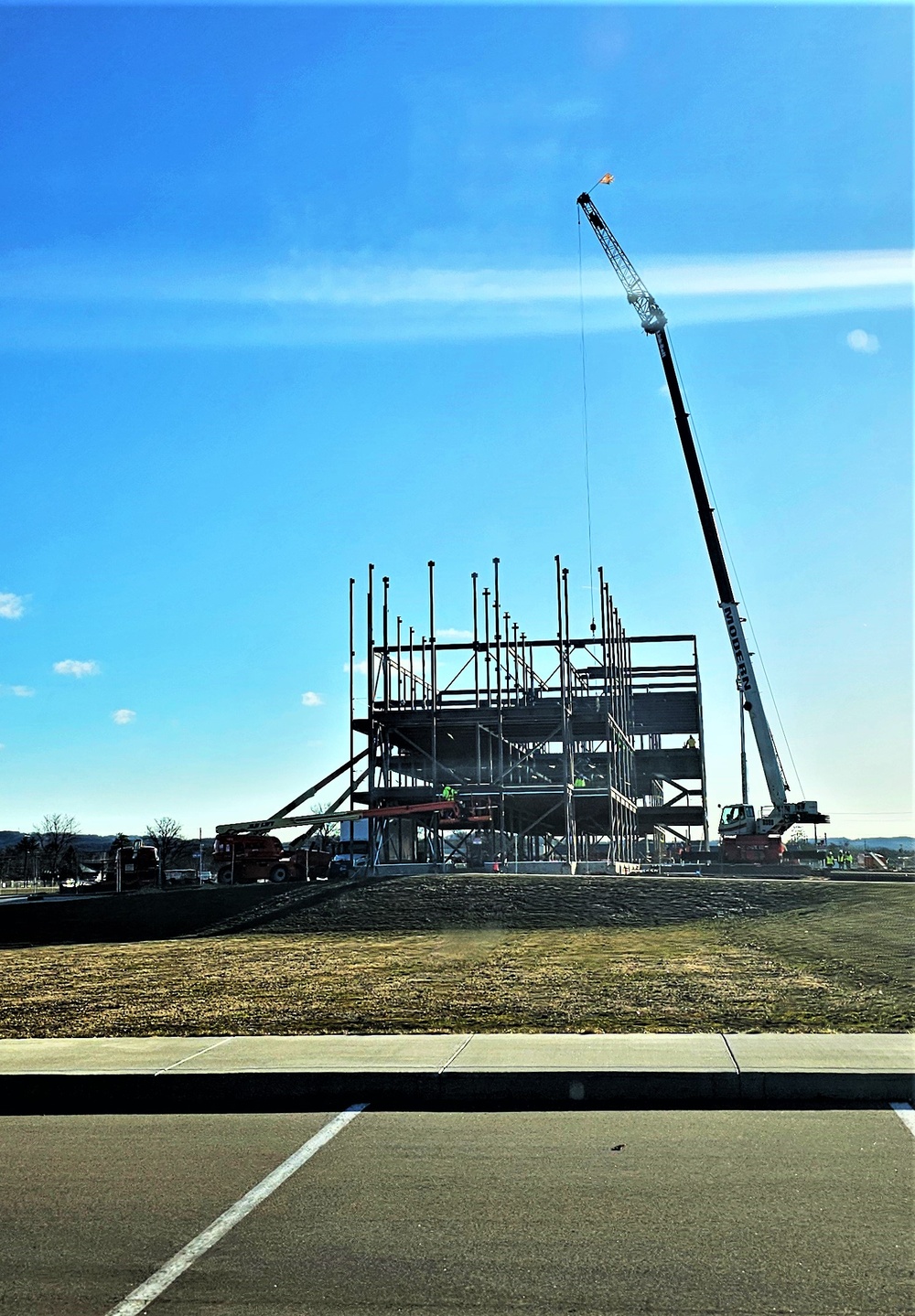 Contractors continue making progress on newest barracks construction project at Fort McCoy