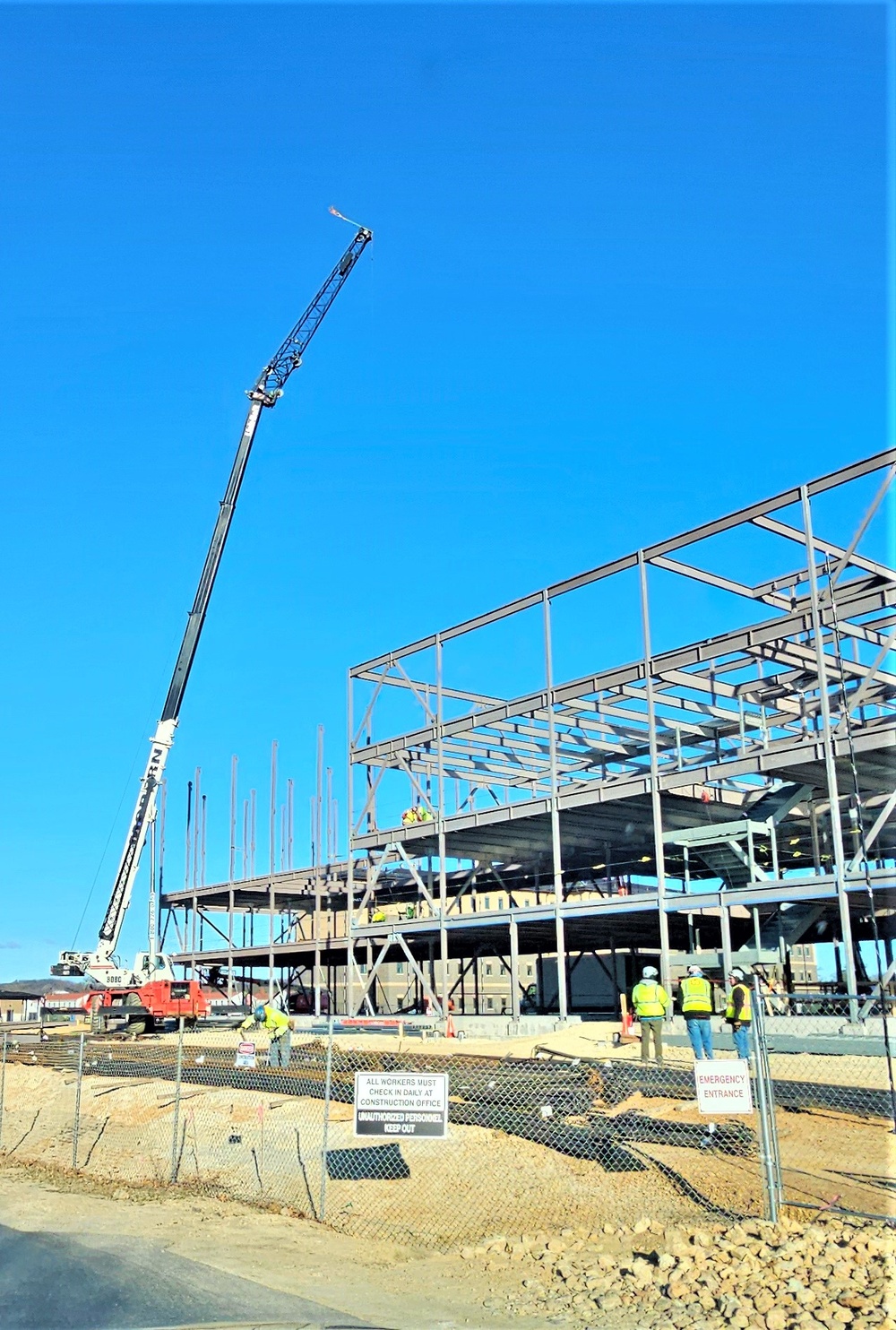 Contractors continue making progress on newest barracks construction project at Fort McCoy