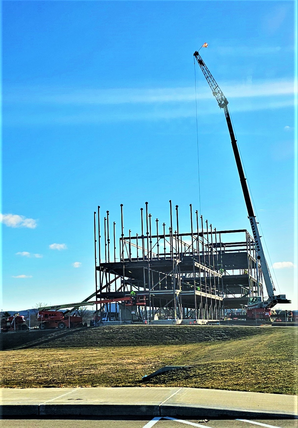 Contractors continue making progress on newest barracks construction project at Fort McCoy