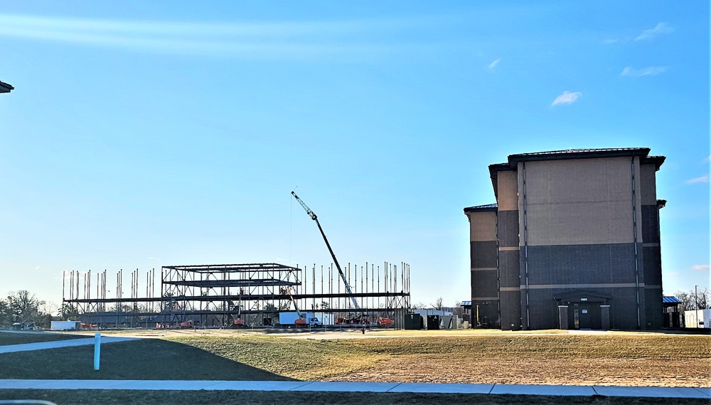 Contractors continue making progress on newest barracks construction project at Fort McCoy