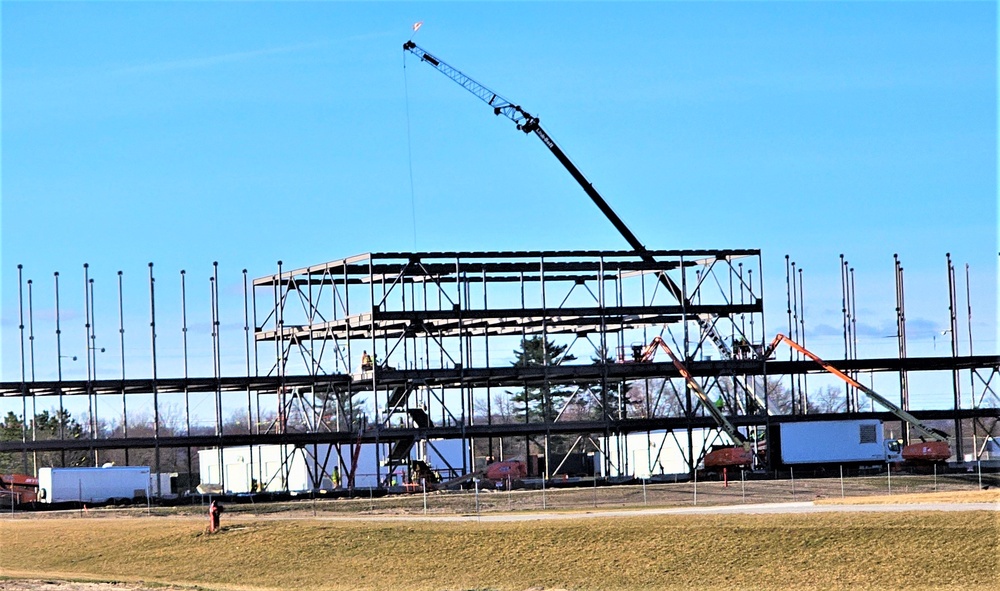 Contractors continue making progress on newest barracks construction project at Fort McCoy