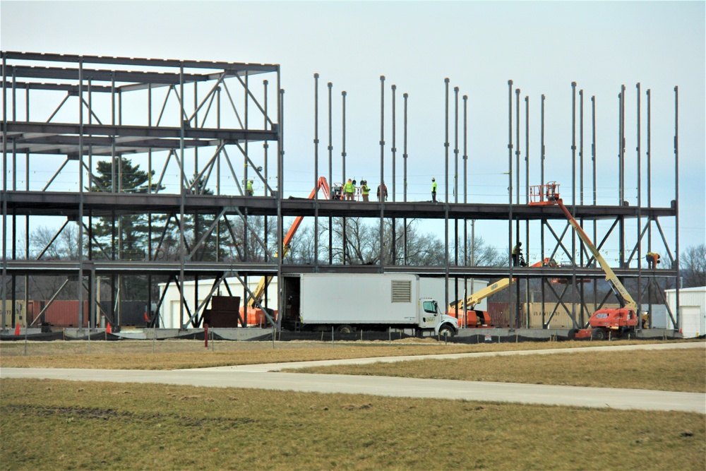 Contractors continue making progress on newest barracks construction project at Fort McCoy