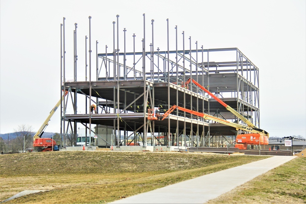 Contractors continue making progress on newest barracks construction project at Fort McCoy