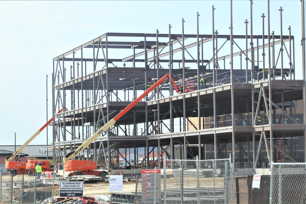 Contractors continue making progress on newest barracks construction project at Fort McCoy