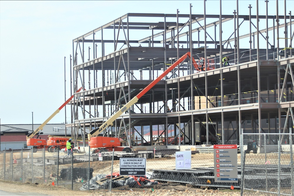 Contractors continue making progress on newest barracks construction project at Fort McCoy