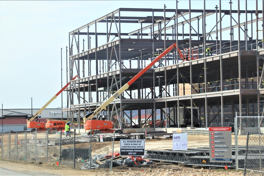 Contractors continue making progress on newest barracks construction project at Fort McCoy