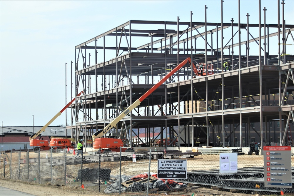 Contractors continue making progress on newest barracks construction project at Fort McCoy