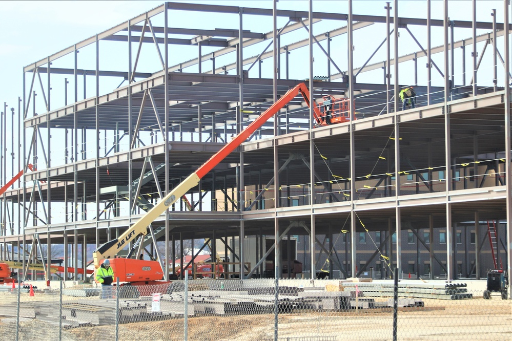 Contractors continue making progress on newest barracks construction project at Fort McCoy