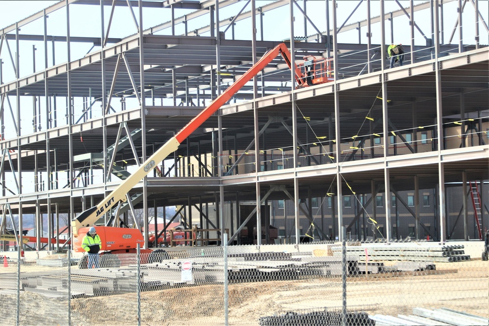 Contractors continue making progress on newest barracks construction project at Fort McCoy