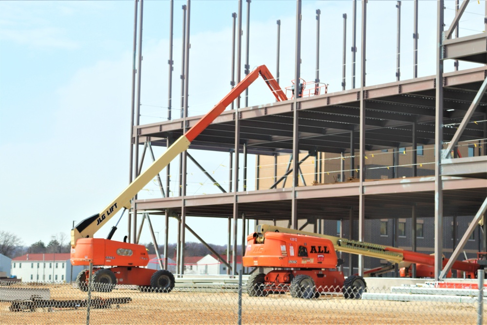 Contractors continue making progress on newest barracks construction project at Fort McCoy