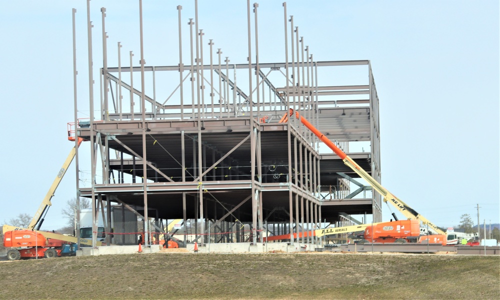 Contractors continue making progress on newest barracks construction project at Fort McCoy