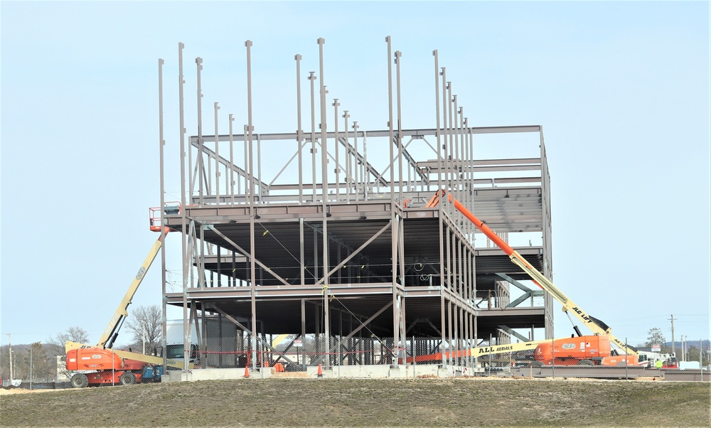 Contractors continue making progress on newest barracks construction project at Fort McCoy